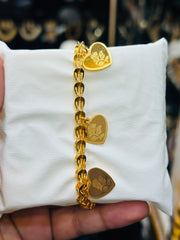 Golden Charm Chain Bracelet